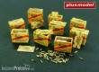 Plus model AL4083 - US ammunition boxes with cartons of charges in 1:48