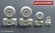 Plus model AL4092 - 1:48 B-26 Marauder wheels late diamond tread