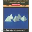 Plus model 130 - Panzerbarrikaden Pyramidenform Set I in 1:35
