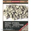 Plus model 138 - Pflastersteine, klein, Sandsteine in 1:35