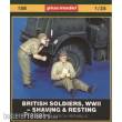 Plus model 158 - Britische Soldaten, WWII Shaving & Resting in 1:35