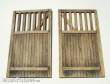 Plus model 432 - Wooden gate - straight in 1:35