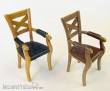 Plus model EL058 - Chairs with armrests in 1:35