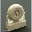 Plus model AL7039 - C-119 Boxcar wheels early version in 1:72