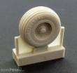 Plus model AL7040 - C-119 Boxcar wheels late version in 1:72