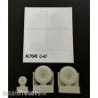 Plus model AL7045 - C-47 Skytrain wheels without cover in 1:72
