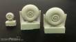 Plus model AL7045 - C-47 Skytrain wheels without cover in 1:72