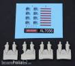 Plus model AL7056 - US rocket engines in 1:72