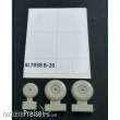 Plus model AL7058 - B-26 Marauder early wheels groved in 1:72