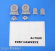Plus model AL7060 - 1:72 E2C Hawkeye wheels