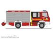 Rietze 68160 - Magirus HLF Team Cab FW Bous, 1:87
