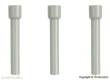 Viessmann 6833 - Verlängerungen für Hausbeleuchtungssockel, 3 Stück