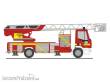 Rietze 68496 - Magirus DLK ´18 FW Storkow, 1:87