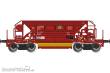 Albert Modell 693002 - Schotterwagen Faccpps - H-SWIVT - Ep.VI - in roter Farbgebung