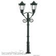 Viessmann 6973 - TT Parklaterne zweiflammig, schwarz, LED warmweiß