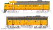 Kato_Noch 701060432DCC - FP7A, F7B - 2 Lokomotiven Set w/DCC