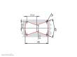 Rietze 70823 - Universalantrieb-Drehgestell H0mdigitele Schnittstelle NEXT 18, Motor 12V= 4 Räder, Achsstand 23mm