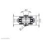 Rietze 70823 - Universalantrieb-Drehgestell H0mdigitele Schnittstelle NEXT 18, Motor 12V= 4 Räder, Achsstand 23mm