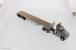 Diecast Masters 71041 - International HX520 Tandem + Flatbed Trailer Zugmaschine + Auflieger - Grau
