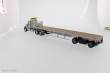 Diecast Masters 71041 - International HX520 Tandem + Flatbed Trailer Zugmaschine + Auflieger - Grau