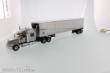 Diecast Masters 71043 - International Lonestar Sleeper w 53 Refrigerated Van Zugmaschine + Auflieger - Silber und Verchromter Auflieger