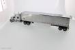Diecast Masters 71043 - International Lonestar Sleeper w 53 Refrigerated Van Zugmaschine + Auflieger - Silber und Verchromter Auflieger