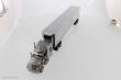 Diecast Masters 71043 - International Lonestar Sleeper w 53 Refrigerated Van Zugmaschine + Auflieger - Silber und Verchromter Auflieger