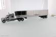 Diecast Masters 71043 - International Lonestar Sleeper w 53 Refrigerated Van Zugmaschine + Auflieger - Silber und Verchromter Auflieger