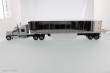 Diecast Masters 71043 - International Lonestar Sleeper w 53 Refrigerated Van Zugmaschine + Auflieger - Silber und Verchromter Auflieger