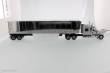 Diecast Masters 71043 - International Lonestar Sleeper w 53 Refrigerated Van Zugmaschine + Auflieger - Silber und Verchromter Auflieger