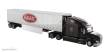 Diecast Masters 71071 - Peterbilt 579 UltraLoft Tractor w. 53´ Chrome Trailer Zugmaschine m 53´ Chrome Trailer m. Peterbilt Logo - schwarze Kabine