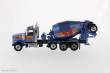 Diecast Masters 71075 - Western Star 4900 McNeiluse Bridgemaster concrete mixer Zementmischer mit blaue Kabine und blaue Mischer