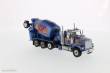 Diecast Masters 71075 - Western Star 4900 McNeiluse Bridgemaster concrete mixer Zementmischer mit blaue Kabine und blaue Mischer