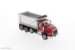 Diecast Masters 71076 - International HX620 SB w. OX Stampede Dump Body Kieper m. rote Kabine und verchromter Kieper