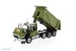 Diecast Masters 71086 - Western Star 49X SBFA Ox Bodies Stampede Dump - Metallic Olive green Kieper m. olive grüner Kabine und Kieper