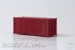 Hädl 711001-06 - Container, 20 Fuß, rot, DR