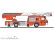 Rietze 71119 - Magirus DLK 32 n.B. FW Ravensburg, 1:87