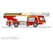 Rietze 71127 - Magirus DLK 32 n.B. FW Friedberg, 1:87