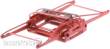 Sommerfeldt 715 - H0 Scherenstromabnehmer rot, M2, eingezogene Oberschere (Paar)