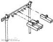 Weinert 7214 - Rollenhalter mit Einzelhauben (H0)