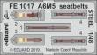 Eduard Accessories FE1017 - A6M5 seatbelts STEEL for Tamiya in 1:48