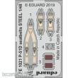 Eduard Accessories FE1021 - P-51D seatbelts STEEL for Eduard in 1:48