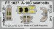 Eduard Accessories FE1027 - A-10C seatbelts STEEL for Italeri in 1:48