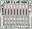 Eduard Accessories FE1045 - G4M Betty seatbelts STEEL for Tamiya in 1:48