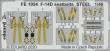 Eduard Accessories FE1054 - F-14D seatbelts STEEL for AMK in 1:48