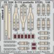 Eduard Accessories FE1058 - B-17G seatbelts STEEL for HKM in 1:48