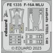 Eduard Accessories FE1335 - 1:48 F-16A MLU seatbelts STEEL 1/48 KINETIC