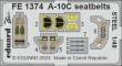 Eduard Accessories FE1374 - 1:48 A-10C seatbelts STEEL 1/48 ACADEMY