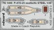 Eduard Accessories FE1408 - 1/48 P-47D-25 seatbelts STEEL 1/48