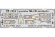 Eduard Accessories FE1516 - Lysander Mk.I/III seatbelts STEEL AIRFIX
